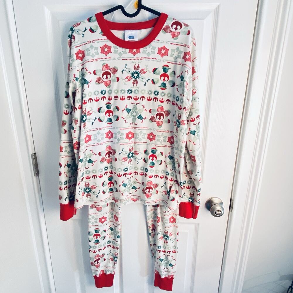 Hanna Andersson Pajamas Adult Medium Star Wars Faire Isle Christmas Matching